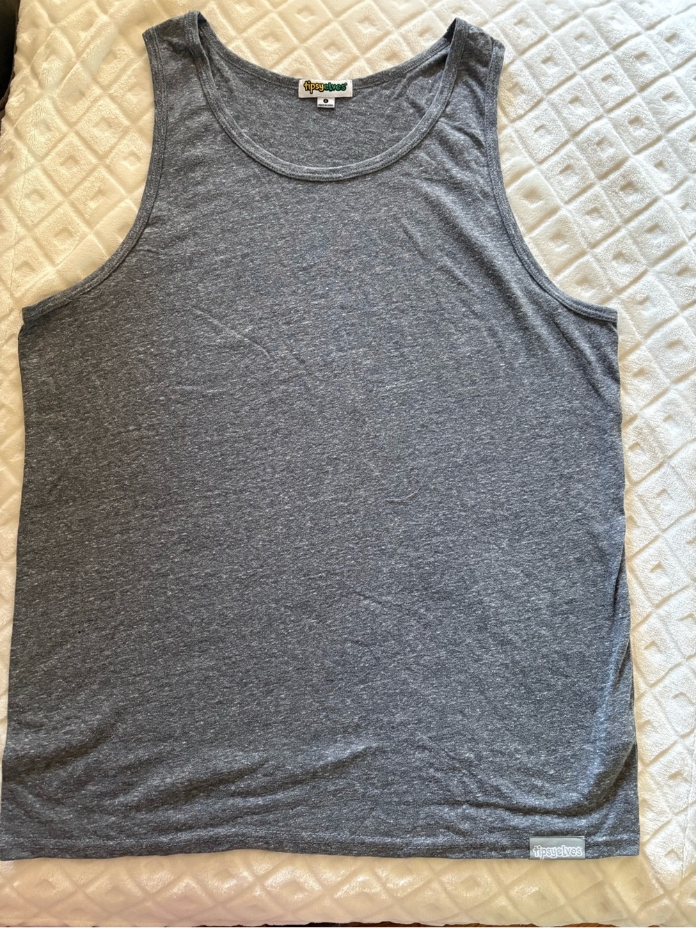 Tipsy Elves grey tank top